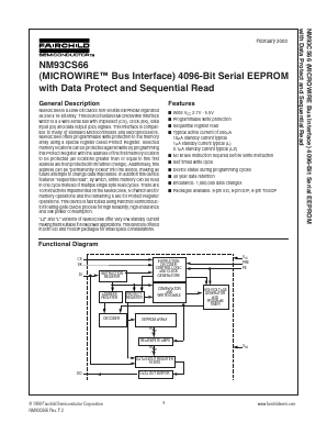 NM93CS66EM Datasheet PDF Fairchild Semiconductor