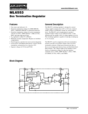 ML6553CS-1 Datasheet PDF Fairchild Semiconductor