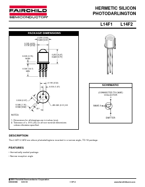 L14F2 Datasheet PDF Fairchild Semiconductor