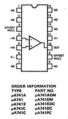 UA741RC Datasheet PDF Fairchild Semiconductor