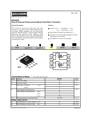 NDS9955 Datasheet PDF Fairchild Semiconductor