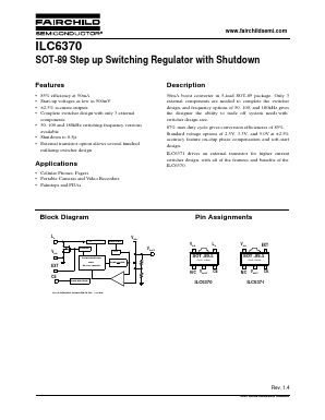 ILC6370AP-50 Datasheet PDF Fairchild Semiconductor
