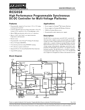 RC5058M Datasheet PDF Fairchild Semiconductor