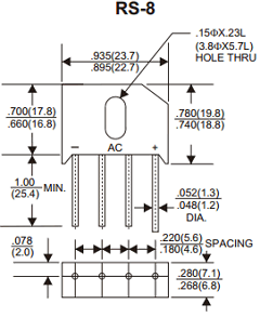 RS804 Datasheet PDF Formosa Technology