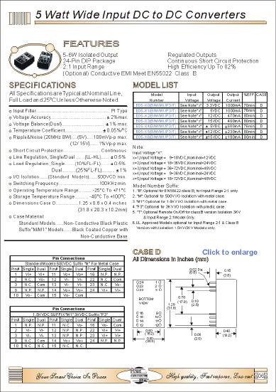 E05-X0B Datasheet PDF Fran Mar International