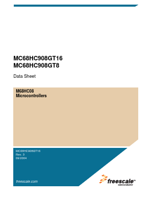MC68HC908GT16 Datasheet PDF Freescale Semiconductor