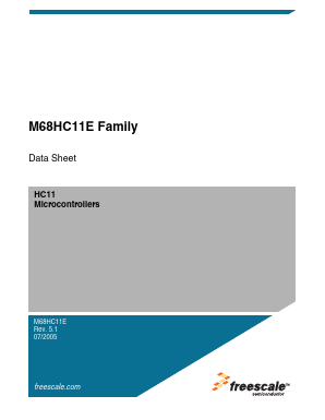 MC68HC11E9PB3 Datasheet PDF Freescale Semiconductor