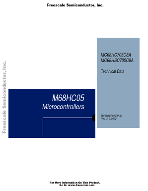 MC68HC705C8ACFNE Datasheet PDF Freescale Semiconductor