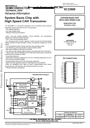 XC33989 Datasheet PDF Freescale Semiconductor