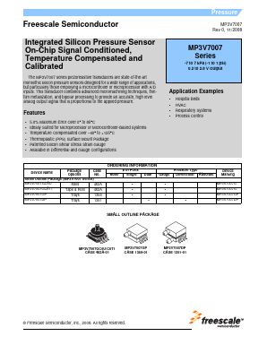 MP3V7007 Datasheet PDF Freescale Semiconductor
