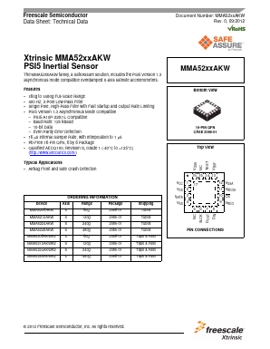 MMA5224AKW Datasheet PDF Freescale Semiconductor