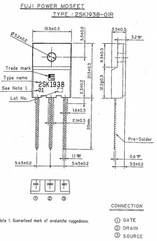 2SK1928 Datasheet PDF Fuji Electric