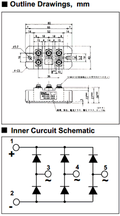 6RI50E-080 Datasheet PDF Fuji Electric