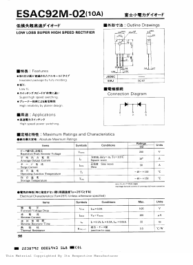ESAC92M-02 Datasheet PDF Fuji Electric