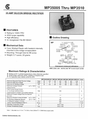 MP3510 Datasheet PDF Fuji Electric