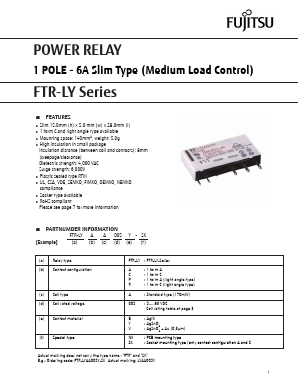 FTR-LYPA048Y Datasheet PDF Fuji Electric
