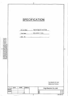 ESJA82-10A Datasheet PDF Fuji Electric