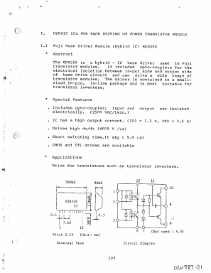 EXB356 Datasheet PDF Fuji Electric