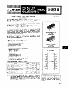 MBM2212-20 Datasheet PDF Fujitsu