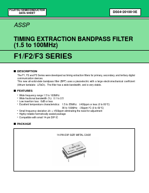 FAR-F1DA-4M0960-G205 Datasheet PDF Fujitsu