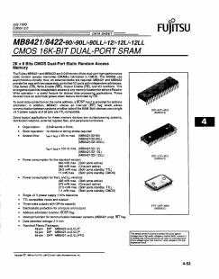 MB8422-90L Datasheet PDF Fujitsu