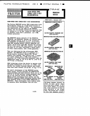 MB88508U-C-101 Datasheet PDF Fujitsu