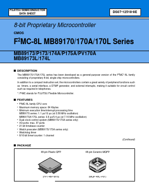 MB89174LPF Datasheet PDF Fujitsu