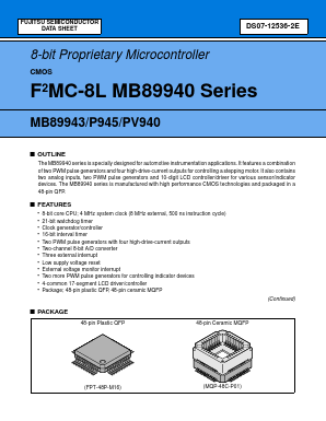 MB8994X Datasheet PDF Fujitsu