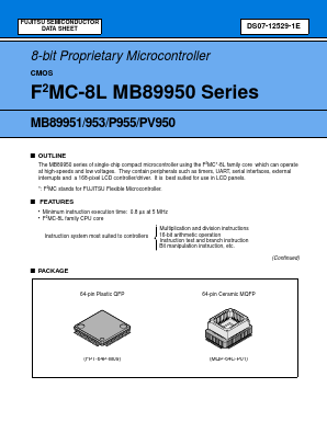 MB89951 Datasheet PDF Fujitsu