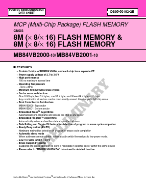 MB84VB2000 Datasheet PDF Fujitsu