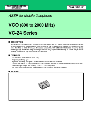 VC-24 Datasheet PDF Fujitsu