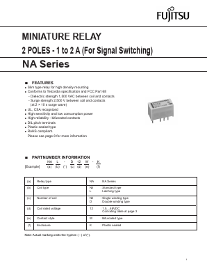 NAL12W-K Datasheet PDF Fujitsu