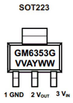 GM6353-3.3ST3R Datasheet PDF Gamma Microelectronics Inc.