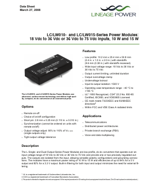 LC010C Datasheet PDF General Semiconductor