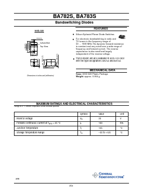BA783S Datasheet PDF General Semiconductor