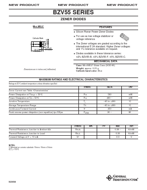 BZV55-F56 Datasheet PDF General Semiconductor