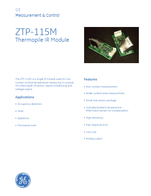 ZTP-115M Datasheet PDF General Electric Company
