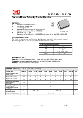 SL39B Datasheet PDF GOOD-ARK