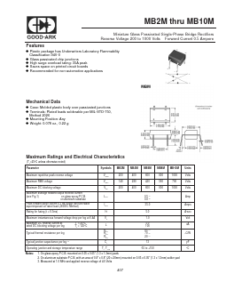 MB10M Datasheet PDF GOOD-ARK