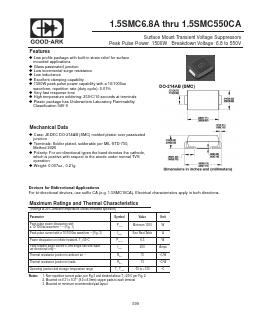 1.5SMC18A Datasheet PDF GOOD-ARK