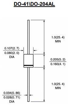 1N4004 Datasheet PDF Gulf Semiconductor