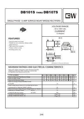 DB102S Datasheet PDF Goodwork Semiconductor Co., Ltd.