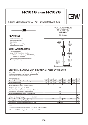 FR103G Datasheet PDF Goodwork Semiconductor Co., Ltd.