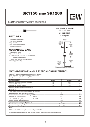 SR1200 Datasheet PDF Goodwork Semiconductor Co., Ltd.