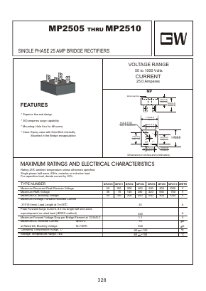 MP2510 Datasheet PDF Goodwork Semiconductor Co., Ltd.