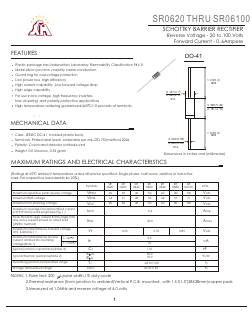 SR06100 Datasheet PDF Gaomi Xinghe Electronics Co., Ltd.