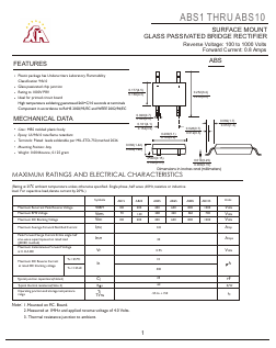 AB10S Datasheet PDF Gaomi Xinghe Electronics Co., Ltd.