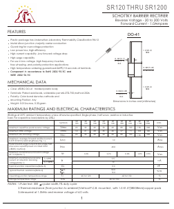 SR120 Datasheet PDF Gaomi Xinghe Electronics Co., Ltd.