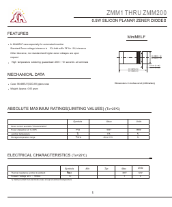 ZMM10 Datasheet PDF Gaomi Xinghe Electronics Co., Ltd.