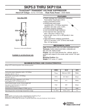 5KP10 Datasheet PDF General Semiconductor